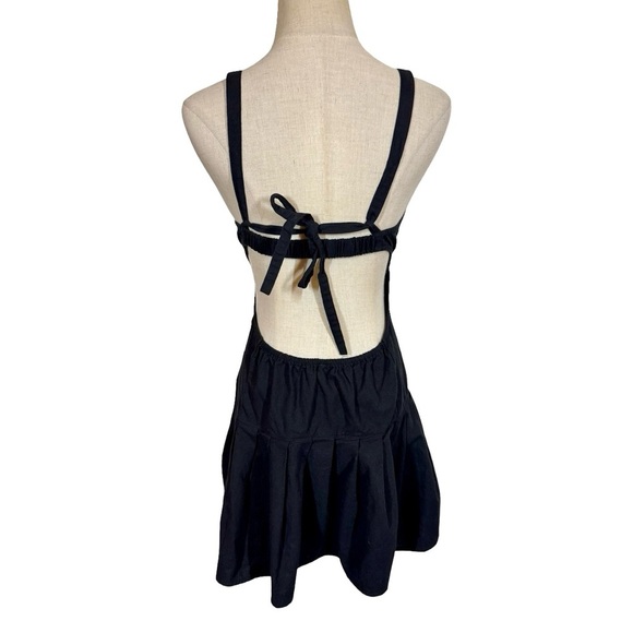Free People Azasia Pleated Open Back Drop Waist Mini Dress- Still Full Price - Picture 8 of 12